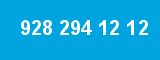 928 294 12 12 928 294 12 12